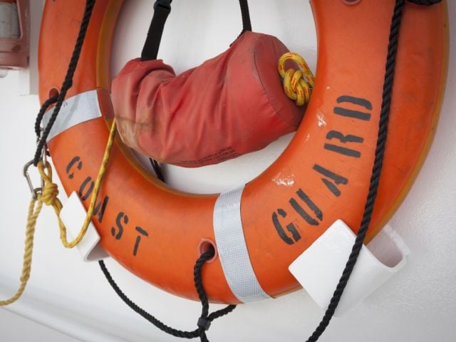 Tube reading Coast Guard